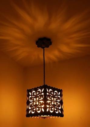 Wooden Pendant Ceiling Hanging Light Lamp