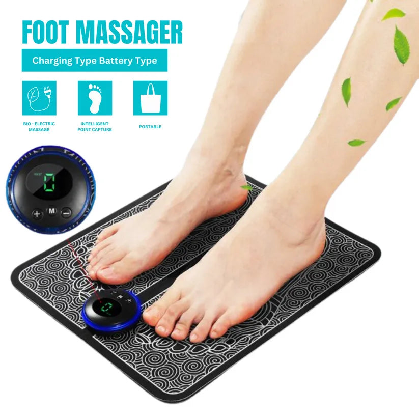 EMS Foot Massager Pad Improve Blood Circulation Relieve Ache Pain Health Care